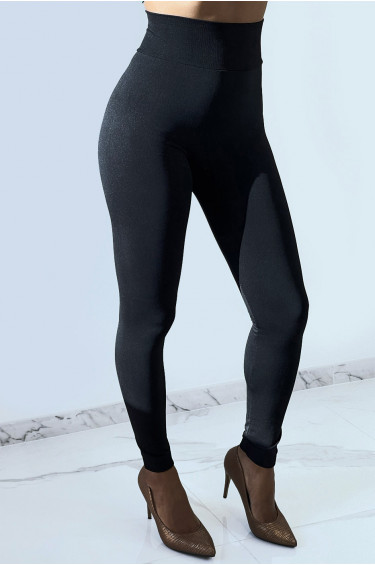 Legging Morgane - Noir - Legging push-up molletonné à l'intrieur - Noir - LC00016116 - 1